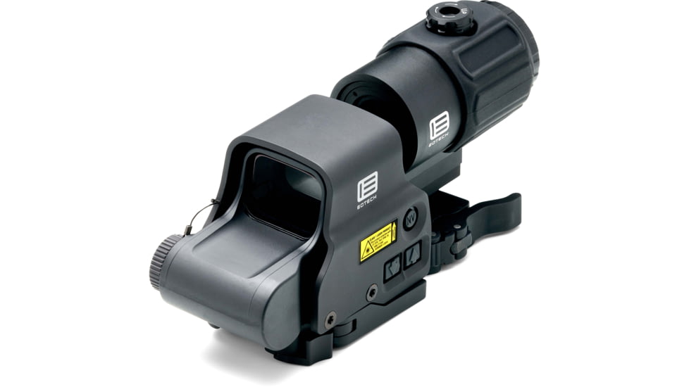 EOTech HHS-VI Complete System Red Dot Sight w/EXPS3-2 HWS, G43 Magnifier w/ QD Switch-To-Side Mount, Black, HHS VI