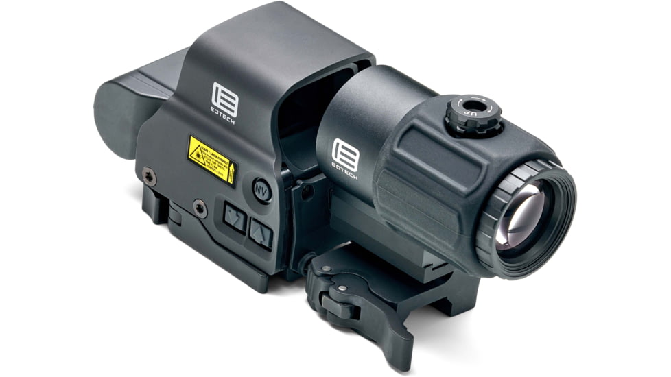EOTech HHS-VI Complete System Red Dot Sight w/EXPS3-2 HWS, G43 Magnifier w/ QD Switch-To-Side Mount, Black, HHS VI