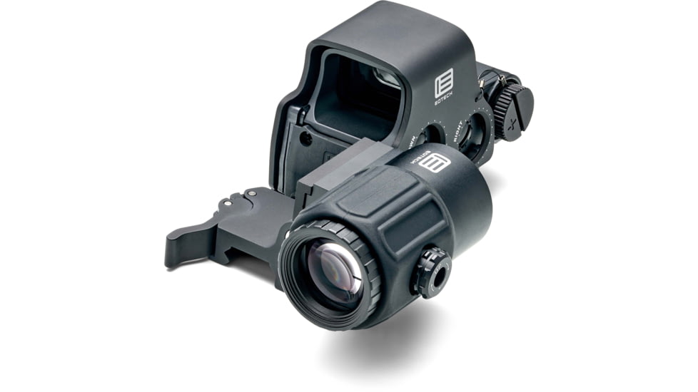 EOTech HHS-VI Complete System Red Dot Sight w/EXPS3-2 HWS, G43 Magnifier w/ QD Switch-To-Side Mount, Black, HHS VI