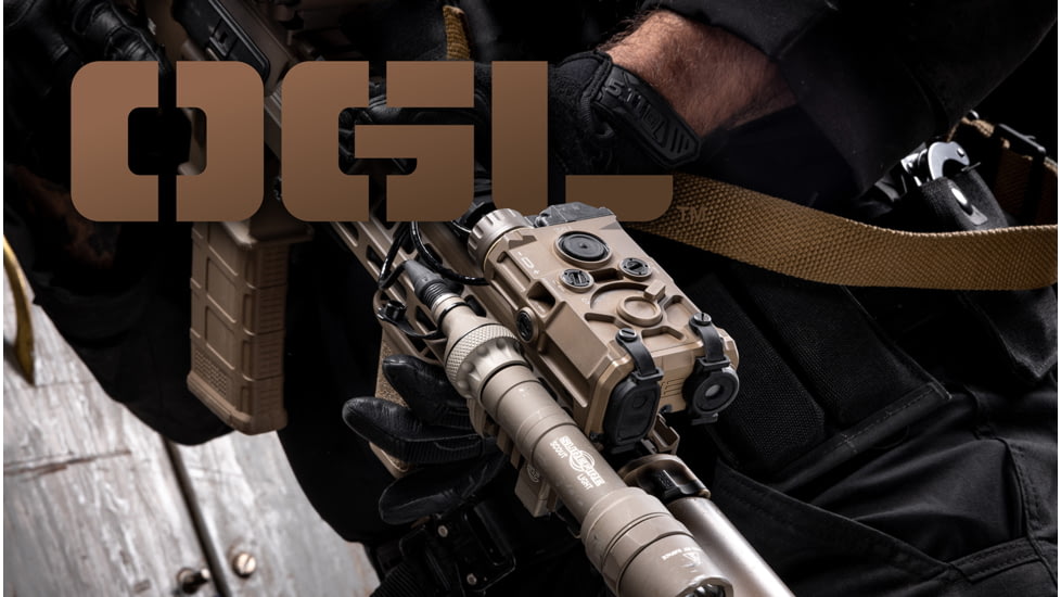 EOTech On-Gun-Laser, Standard Power, Green Vis Laser, Modlite Remote Switch, Tan/FDE, EOT-OGL-S-T