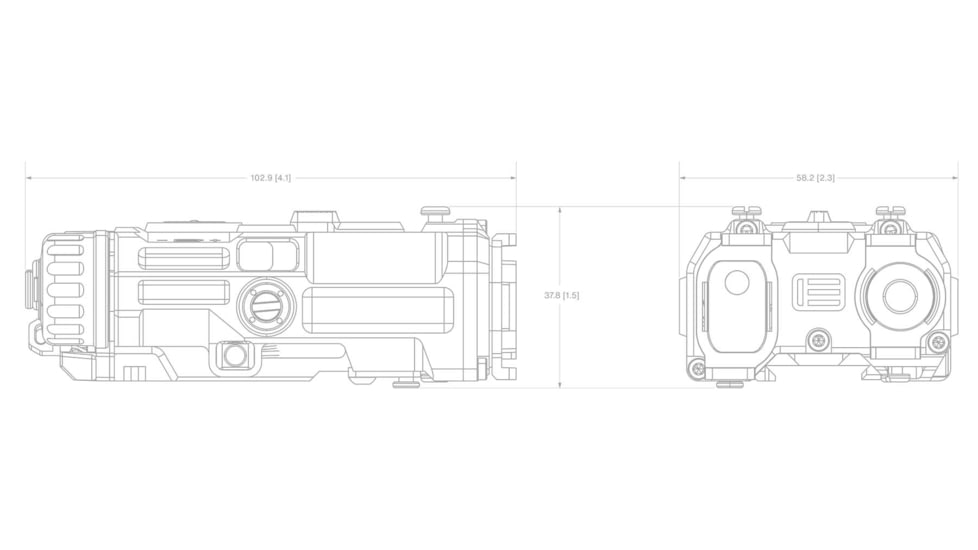EOTech On-Gun Commercial Power Green Visible IR Laser Sight, Tan/FDE, EOT-OGL-C-T