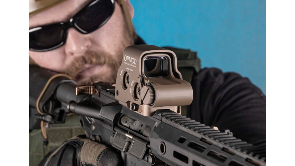 EOTech OPMOD EXPS 3 Holographic Reflex Red Dot Sight, 4 MOA Dot Reticle, Tan, EXPS3-4 TAN OP