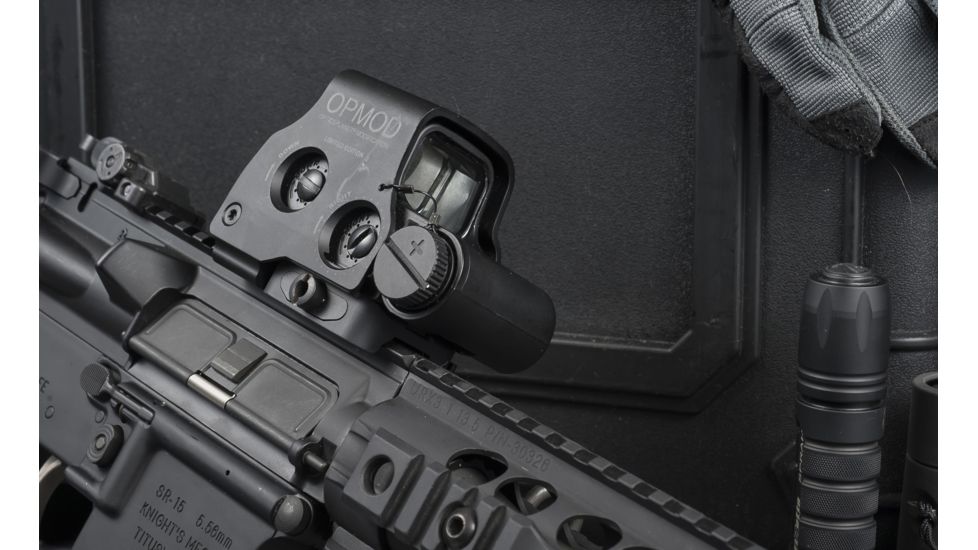 EOTech OPMOD OP Exclusive EXPS2-0 Green Reticle Holographic Reflex Red Dot Sight, Green 68 MOA Ring w/ Single 1 MOA Dot, Black, EXPS2-0GRNOP-BLACK