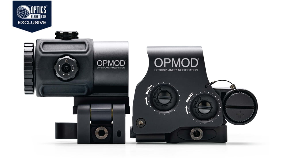 EOTECH OPMOD HHS1-DCR OP 3x Holographic Site Red Dot Sights w/QD Switch-To-Side Mount, Black