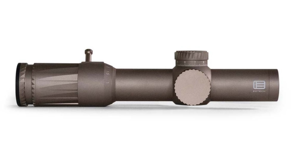 EOTech Vudu 1-10x28mm Riflescope, 34mm Tube, First Focal Plan, SR4 MOA Reticle, Tan, VDU1-10FFSR4TAN