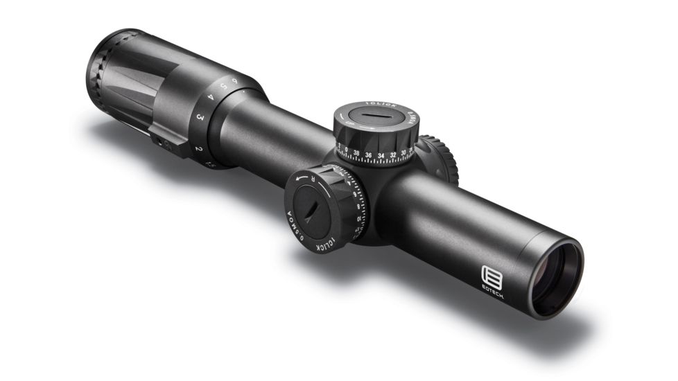EOTech Vudu Rifle Scope, 1-6x24mm, First Focal Plane, SR1 Reticle, Black, VUDU.1-6.FFP.SR1