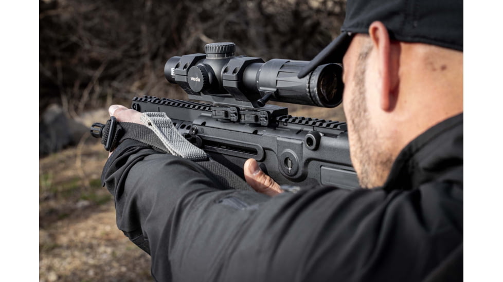 EOTech Vudu Rifle Scope, 1-6x24mm, First Focal Plane, SR2 MOA Reticle, Green, VDU1-6FFSR2G