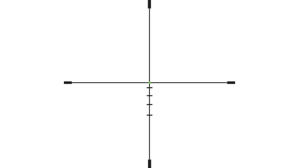 EOTech Vudu Rifle Scope, 1-8x24mm, Second Focal Plane, HC3 MOA Reticle, Green, VDU1-8SFHC3G