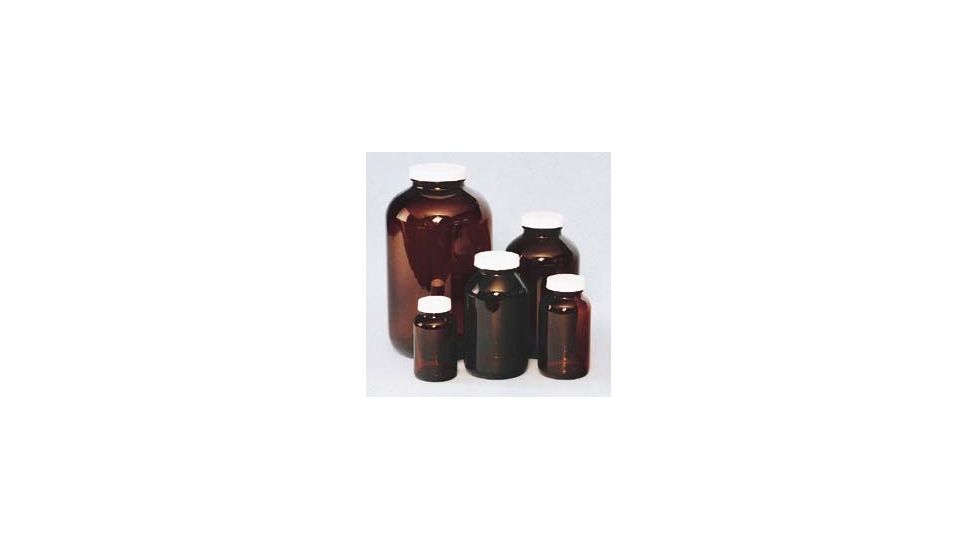 Ep Scientific Wide Mouth Packers, Case of 1, Amber Glass, With Caps, Ep Scientific Products Level 3, 323-32A