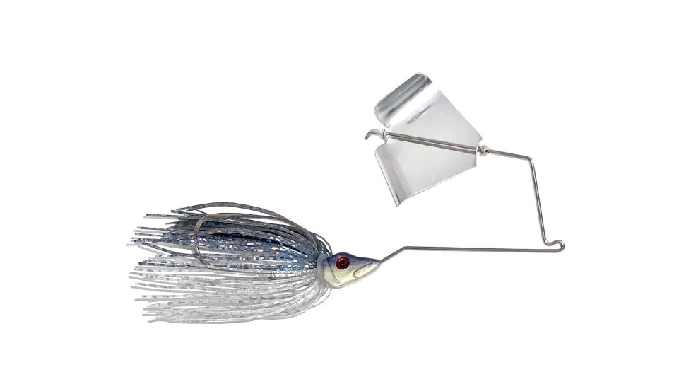 Epic Baits Buzz Bait Slow Rollr, Blue Back Herring, 1/4 oz, BBSR14WHTBLF027