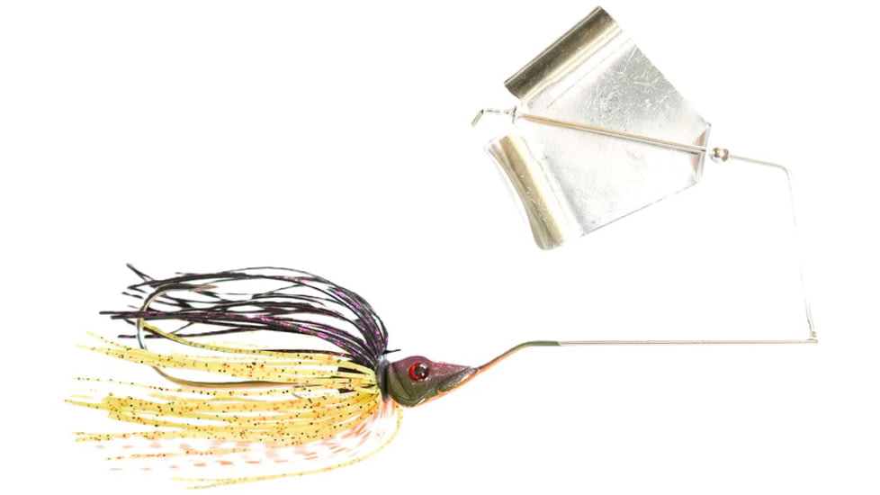 Epic Baits Buzz Bait Slow Rollr, Bluegill, 1/4 oz, BBSR14BLKBLF025
