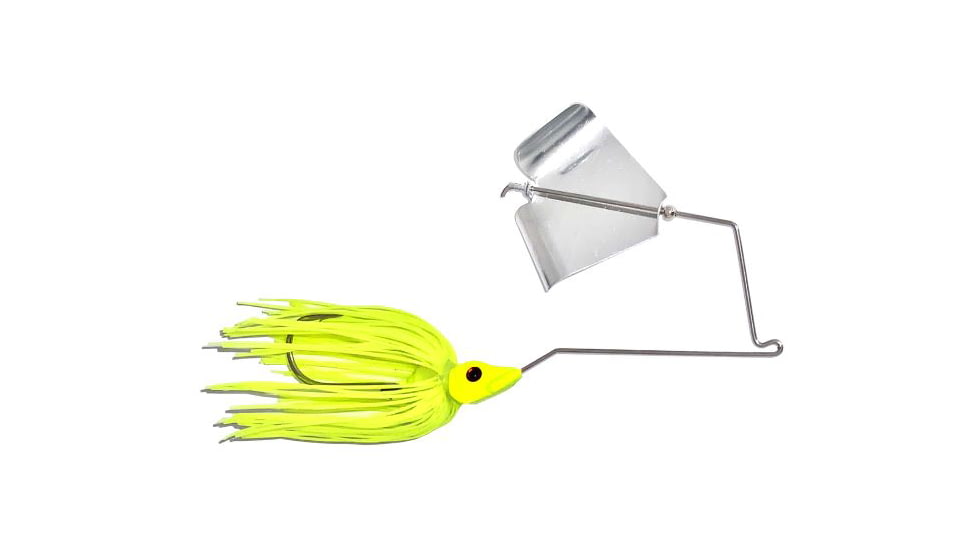 Epic Baits Buzz Bait Slow Rollr, Chartreuse, 1/4 oz, BBSR14BLKBLFBN025