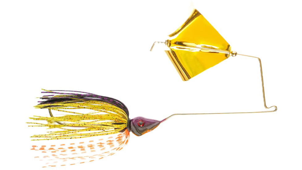 Epic Baits Buzz Bait Slow Rollr, Gold Blade, Bluegill, 1/2 oz, BBSR12BLUGBLF010