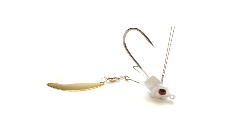 Epic Baits Under Spin Jig, GW, White, 1/4 oz, US14WHTGW3