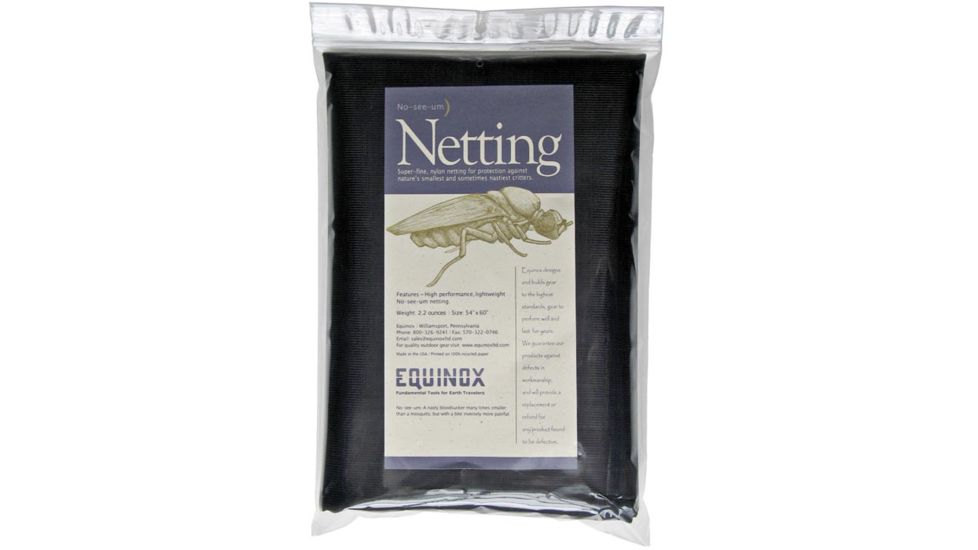 Equinox Pkgd No-see-um Mosquito Net MAT705
