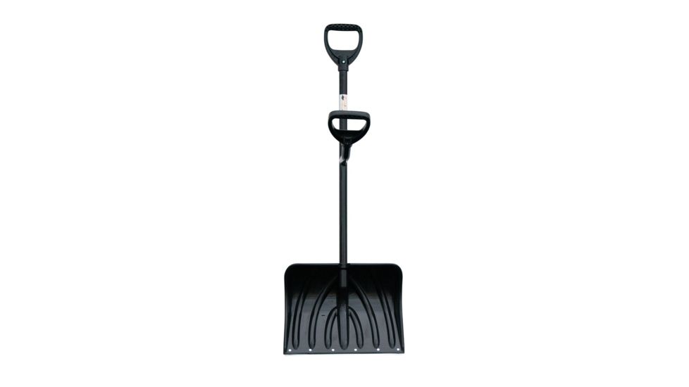 Ergiesystems 18in Two-Handed Ergonomic Snow Shovel, Black SNW101