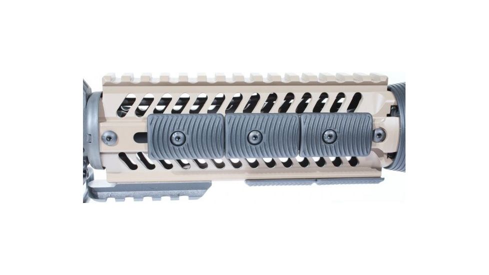 Ergo Grip EZ Mount KeyMod Rigid Polymer Slot Covers, Black 4331-3PK-BK