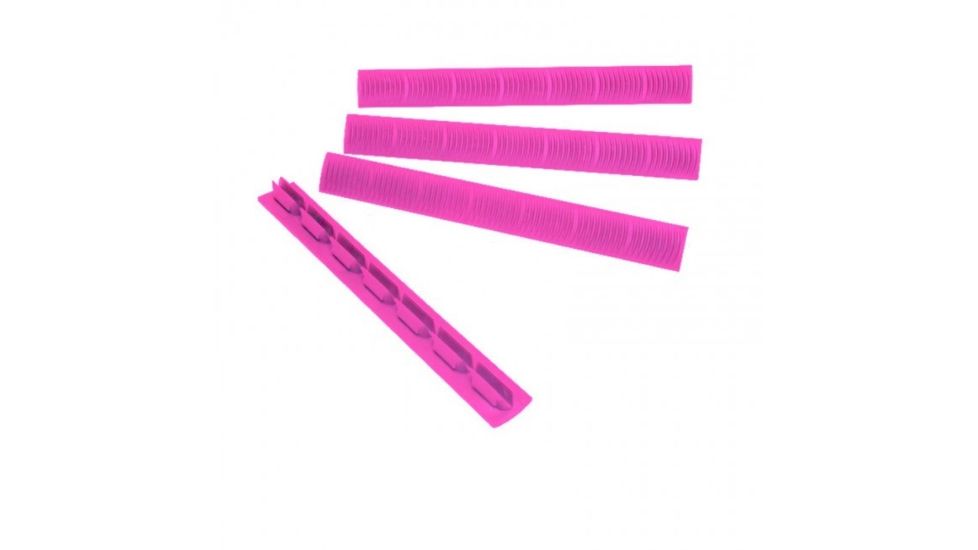 ERGO 7-Slot KeyMod Wedgelok Rail Cover, 4 Pack, Pink, 4330-4PK-PINK
