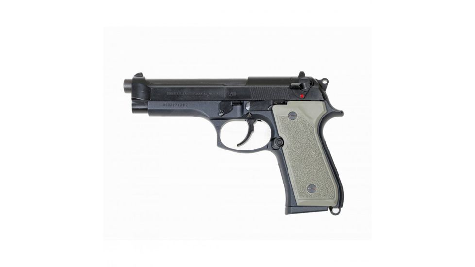 ERGO Beretta 92/M9 Hard Rubber Grip, Dark Earth, 4540-DE
