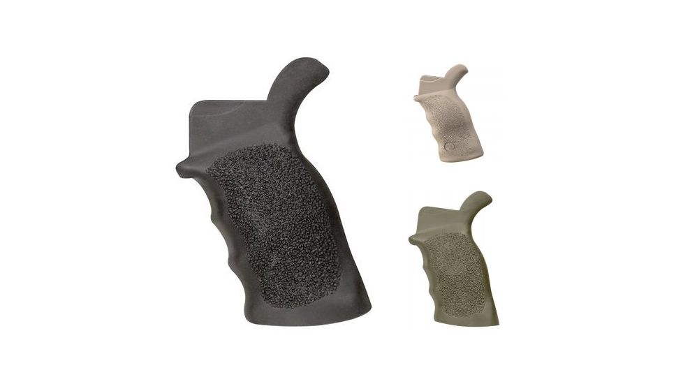 ERGO Grips AR15/M16 Ambidextrous Tactical Deluxe Rifle Grip, Black, Dark Earth, OD Green