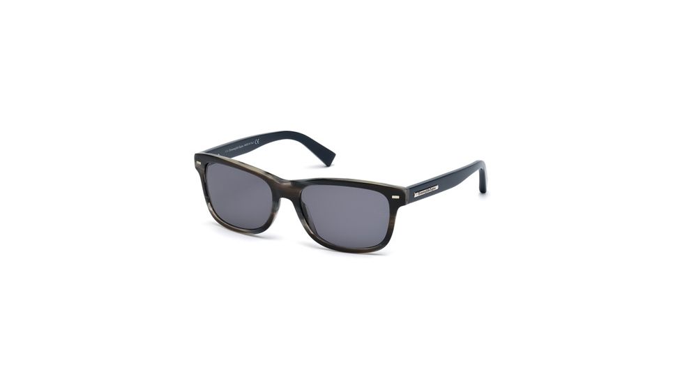 Ermenegildo Zegna EZ0001 Sunglasses - Coloured Horn Frame Color