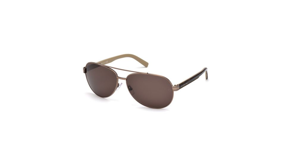 Ermenegildo Zegna EZ0004 Sunglasses - Bronze Frame Color, Roviex Lens Color