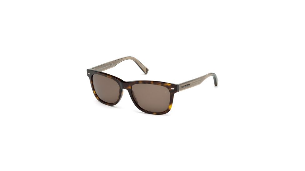 Ermenegildo Zegna EZ0028 Sunglasses - Dark Havana Frame Color, Roviex Lens Color
