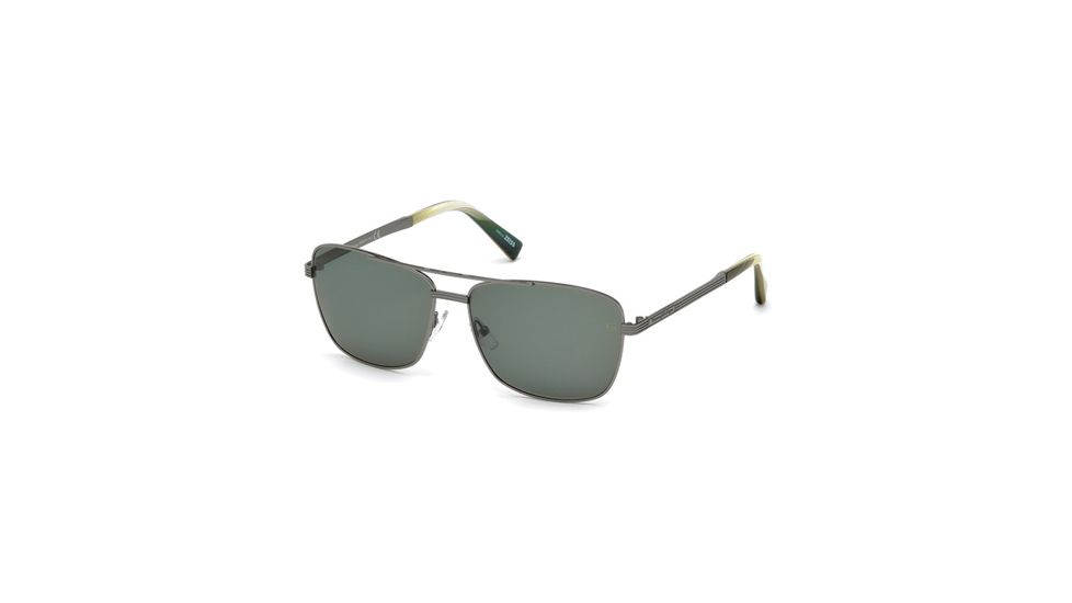 Ermenegildo Zegna EZ0031 Sunglasses - Shiny Gun Metal Frame Color