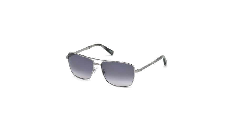 Ermenegildo Zegna EZ0031 Sunglasses - Shiny Light Ruthenium Frame Color