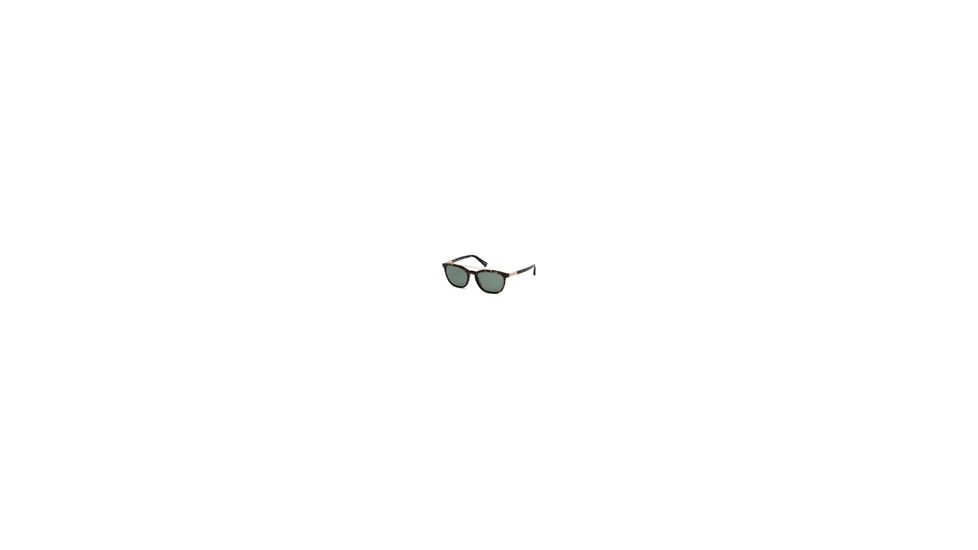 Ermenegildo Zegna EZ0044 Sunglasses - Dark Havana Frame Color, Green Polarized Lens Color