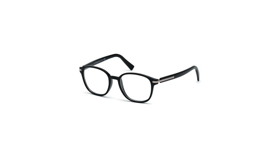 Ermenegildo Zegna EZ5004 Eyeglass Frames - Shiny Black Frame Color