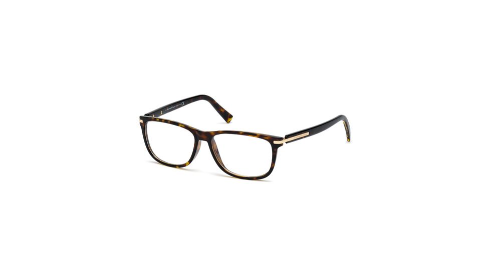 Ermenegildo Zegna EZ5005 Eyeglass Frames - Dark Havana Frame Color
