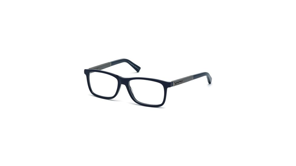 Ermenegildo Zegna EZ5013 Eyeglass Frames - Matte Blue Frame Color