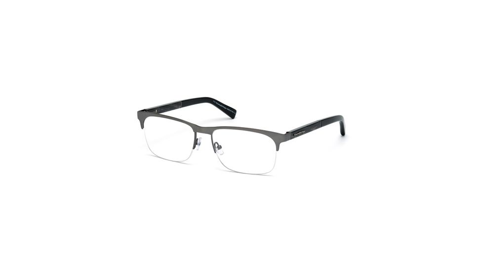 Ermenegildo Zegna EZ5014 Eyeglass Frames - Shiny Gun Metal Frame Color