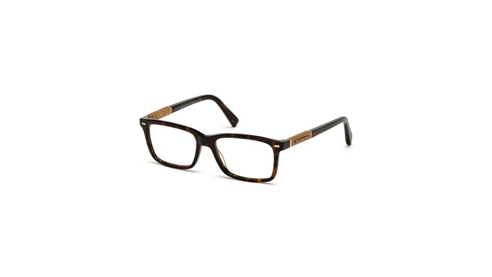 Ermenegildo Zegna EZ5037 Eyeglass Frames - Dark Havana Frame Color