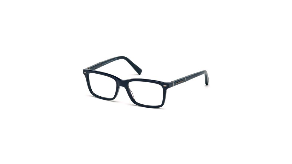 Ermenegildo Zegna EZ5037 Eyeglass Frames - Matte Blue Frame Color