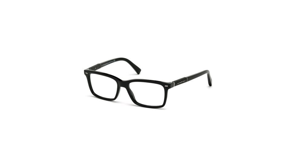 Ermenegildo Zegna EZ5037 Eyeglass Frames - Shiny Black Frame Color