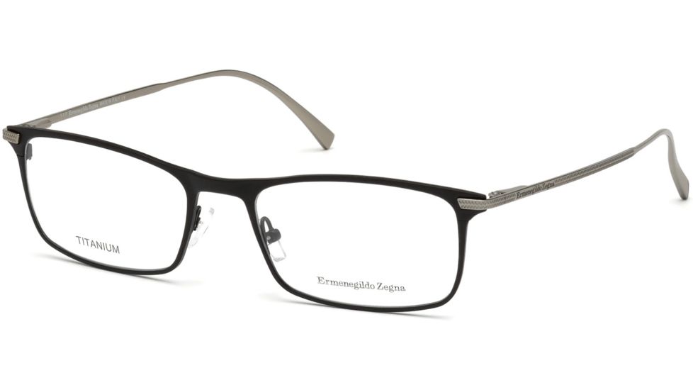 Ermenegildo Zegna EZ5110 Eyeglass Frames - Shiny Black Frame Color