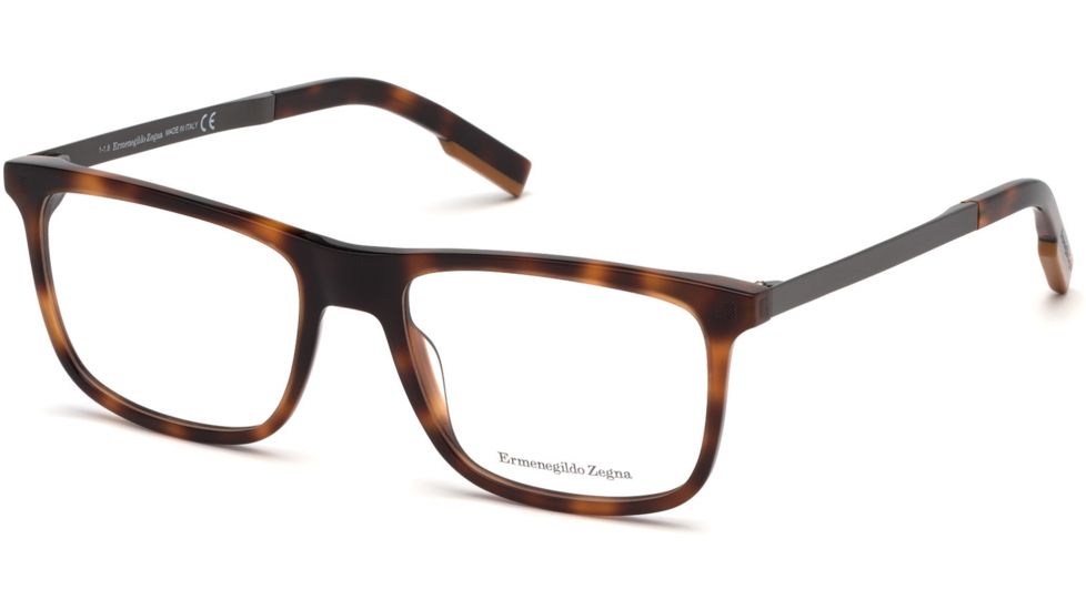 Ermenegildo Zegna EZ5142 Eyeglass Frames - Dark Havana Frame Color, Dark Havana Lens Color