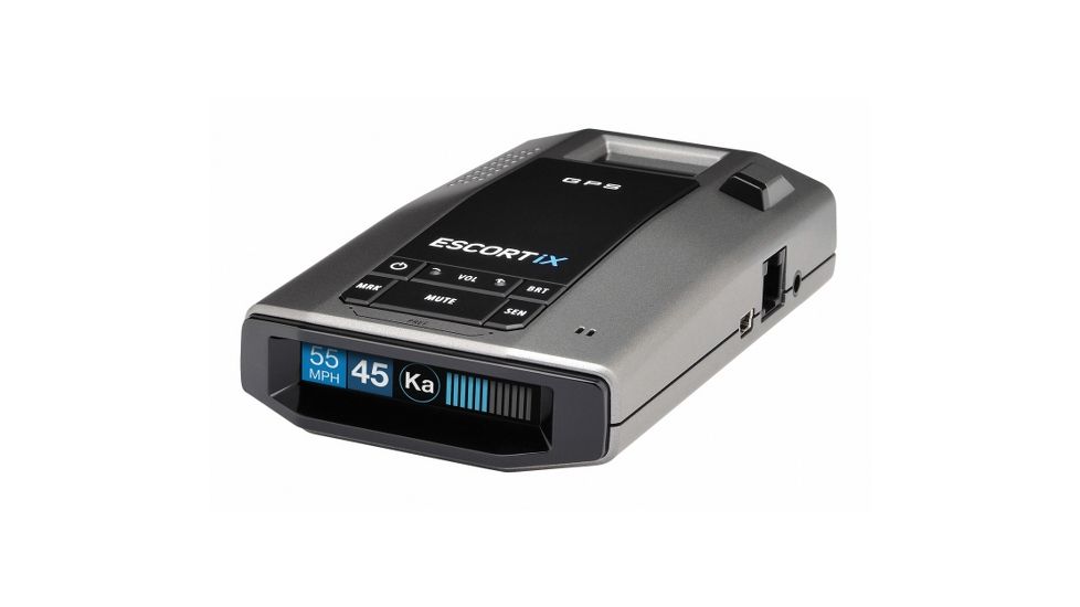 ESCORT iX Intelligent Long Range Radar Detector, Black/Gray, 0100028-1