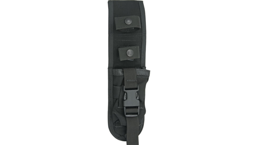 Esee Model 5 Survival Fixed Knife, Sheath, 5.25in, Serrated Black Powder Blade, OD Green Canvas Micarta Handle,Pommel RC5SBK