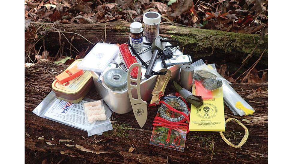 Esee Tin Kit, 6.25in X 4in X 2.5in - 21 Pieces, LARGE-TIN-KIT