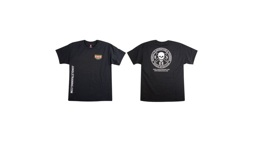 ESEE Training T-Shirt Short XXL, Black, XXL EST2X