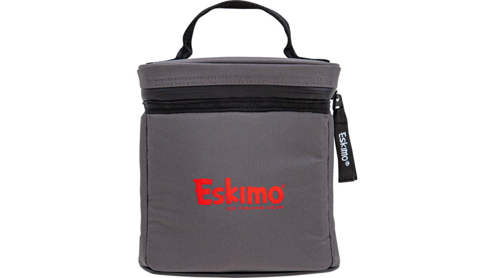 Eskimo Battery Bag, Interior Pockets, 2 Batteries, Gray, 46080
