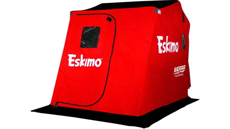 Eskimo Shelter Flip 60 In Sled Sierra Thermal, Red/Black, 60x84x67in, 25250