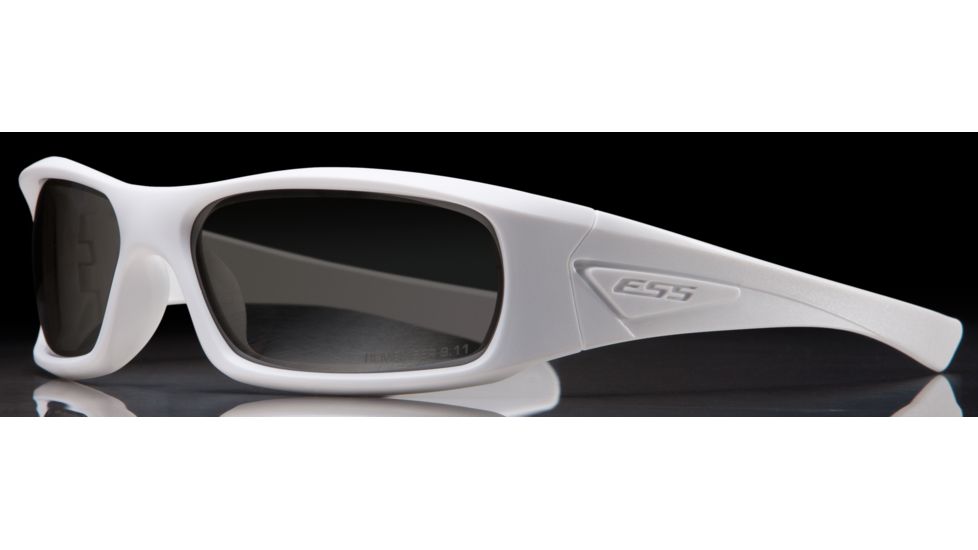 ESS 5B 9.11 Sunglasses - White Frame/ Mirrored Gray Lenses