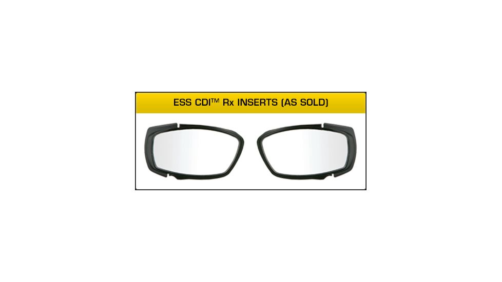 ESS CDI RX Inserts 740-0312 w/ RX Prescription for CDI Sunglasses