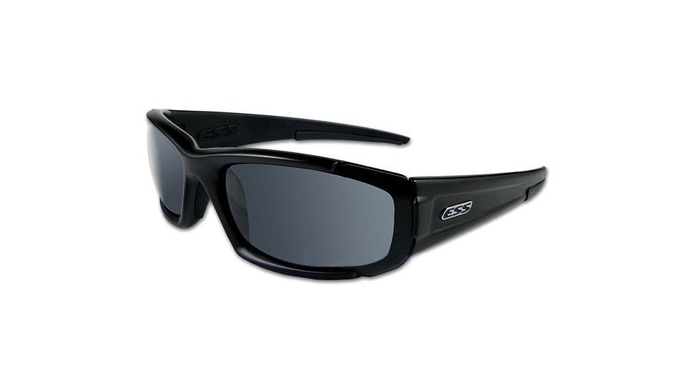 ESS High Adrenaline CDI Sunglasses, Black Frame, Clear/Smoke Lenses 740-0298