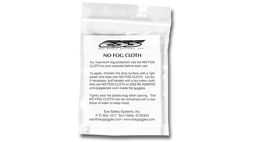 ESS Reusable ClearZone No-Fog Cloths (25 Pack) 740-0209
