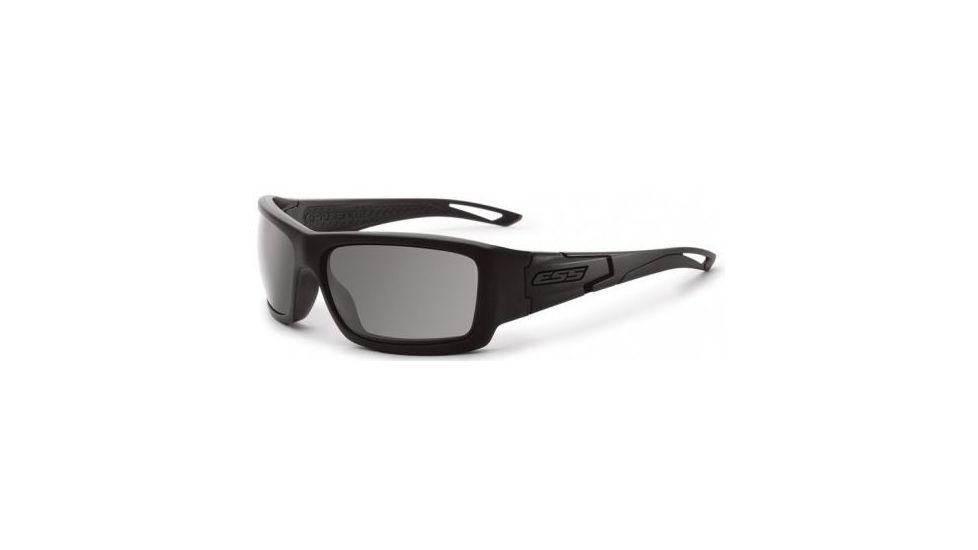 ESS Credence Single Vision Prescription Sunglasses, Black w/ Smoke Grey Frame, EE9015-01SV
